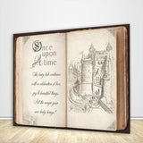 Once Upon a Time Story Book Backdrop Storybook Party Backdrop Banner