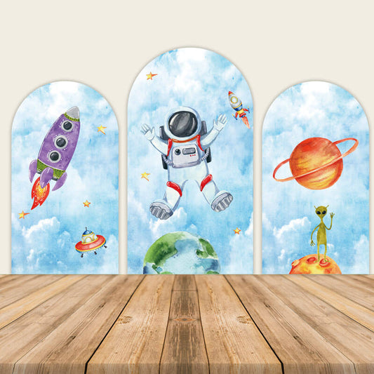 Outer Space Chiara Arched Wall Covers-ubackdrop