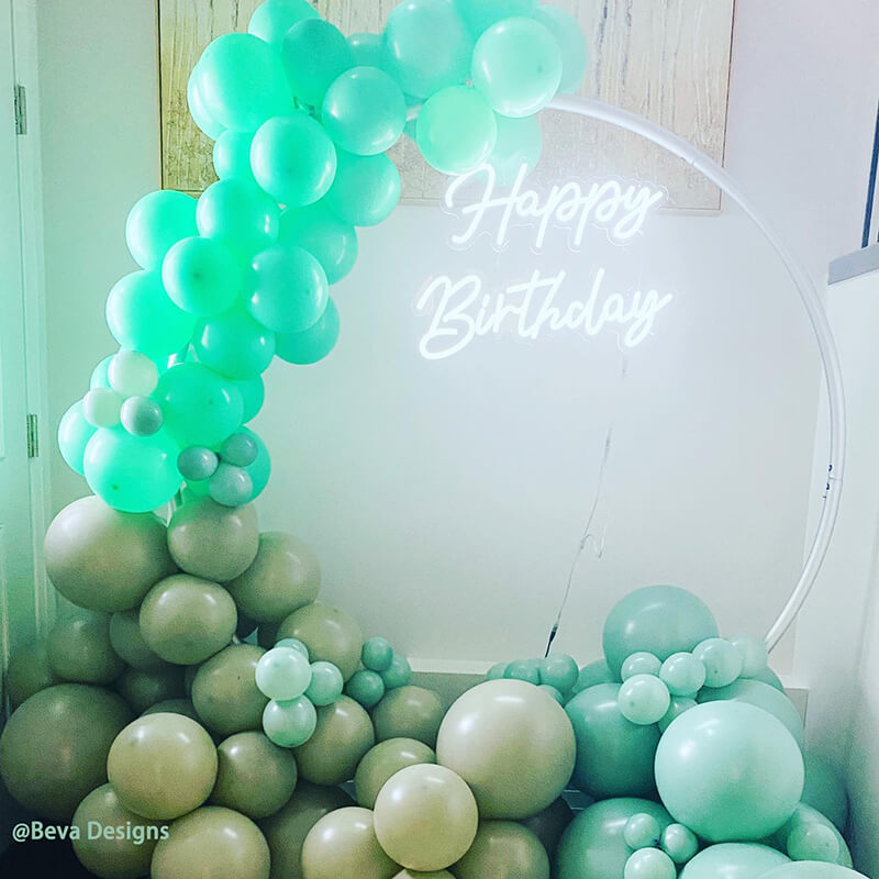 Party & Hoop Balloon Circle Loop Flower Arch Photo Booth Backdrop Stand Round Backdrop-ubackdrop