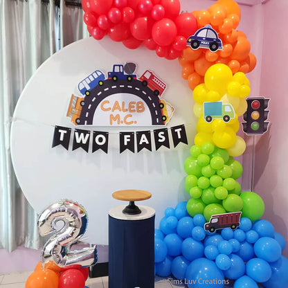 Party & Hoop Balloon Circle Loop Flower Arch Photo Booth Backdrop Stand Round Backdrop-ubackdrop