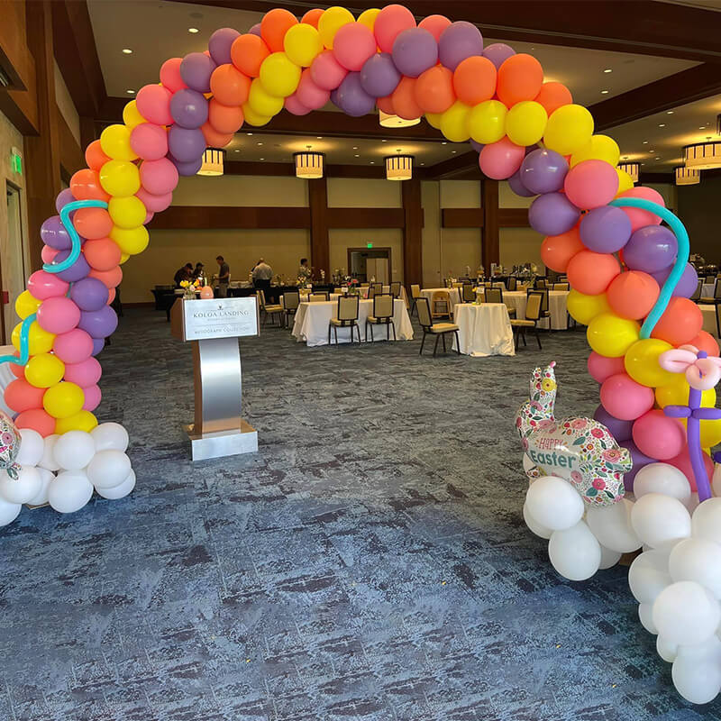 10x8 Ft Aluminum Balloon Arch Frame Wedding Arch Stand-ubackdrop