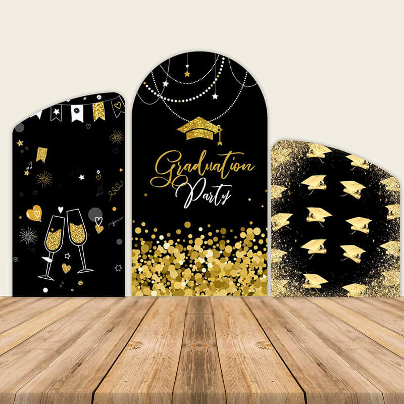 Personalized Graduation Chiara Backdrop Cover-ubackdrop