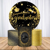 Personalized Graduation Round Backdrop Cover