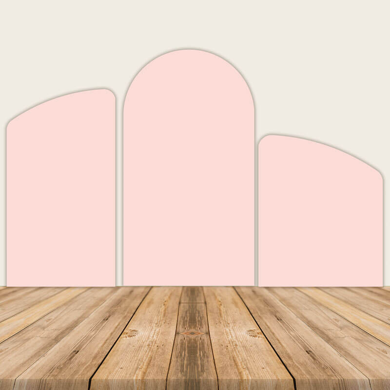 Pink Chiara Arched Wall Covers for Birthday Decoration-ubackdrop