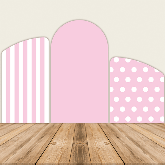 Pink Dots Chiara Backdrop Arched Wall Covers ONLY-ubackdrop