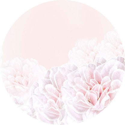 Art Fabric Round Backdrop for Birthday Decor-ubackdrop