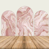 Pink Marble Chiara Arch Backdrop Covers