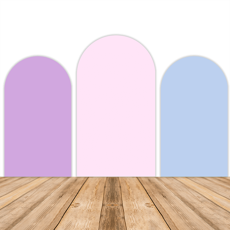 Pink Purple Blue Chiara Backdrop Arched Wall Covers ONLY-ubackdrop