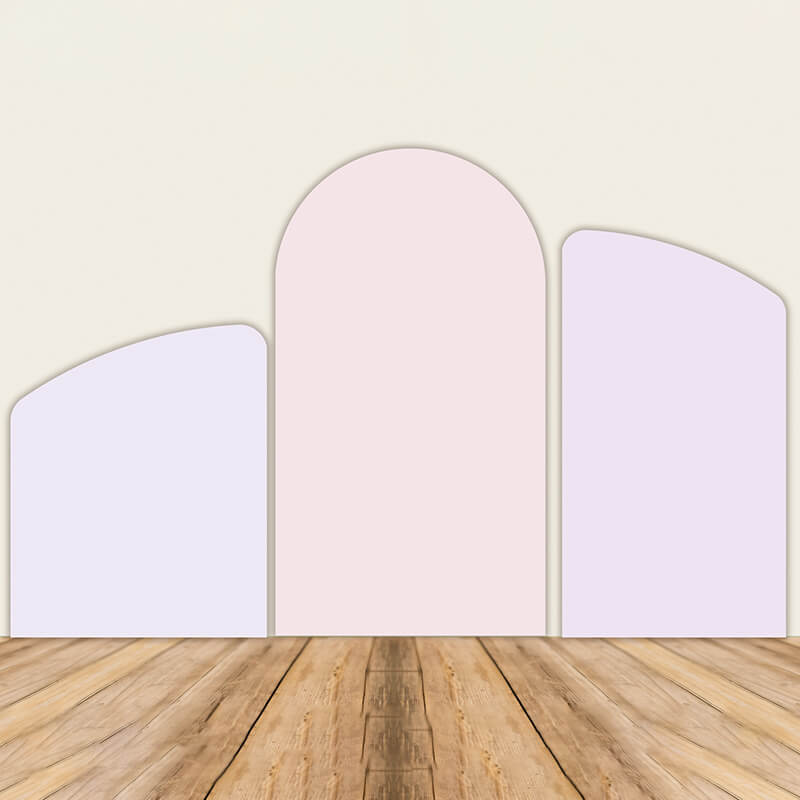 Pink Theme Birthday Party Decoration Chiara Backdrop Arched Wall Covers ONLY-ubackdrop