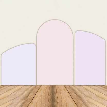 Pink Theme Birthday Party Decoration Chiara Backdrop Arched Wall Covers ONLY-ubackdrop