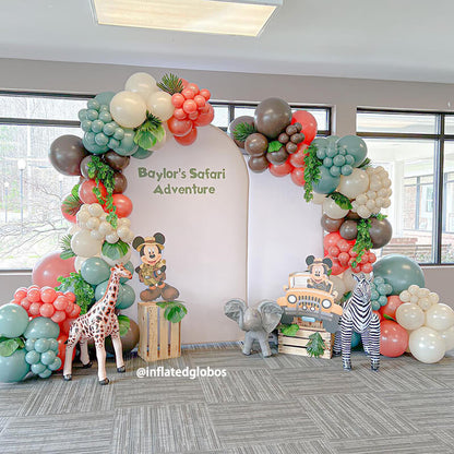Pure White Solid White Birthday Party Arch Wall Covers-ubackdrop