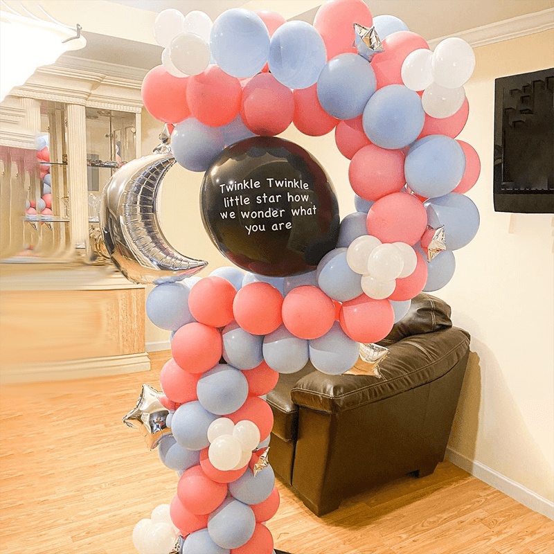 1m Party & Hoop Balloon Circle Loop Stand Moon | Question Mark | Half Circle Shape Balloon Arch Frame-ubackdrop