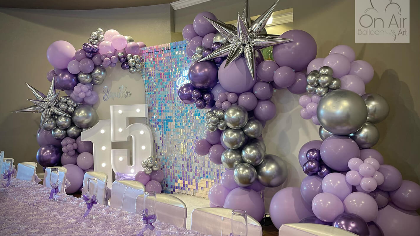 Rainbow Blue Shimmer Wall Panels – Easy Setup Wedding/Event/Theme Party Decorations-ubackdrop