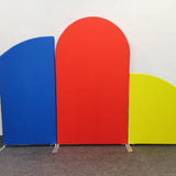 Red Blue Yellow Chiara Backdrop Arched Wall Covers ONLY