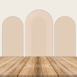 Ripple Arched Walls Backdrop Nude