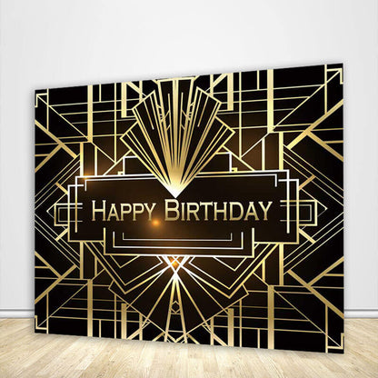 Roaring 20S Birthday Party Backdrop Great Gatsby Theme-ubackdrop