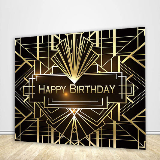 Roaring 20S Birthday Party Backdrop Great Gatsby Theme-ubackdrop