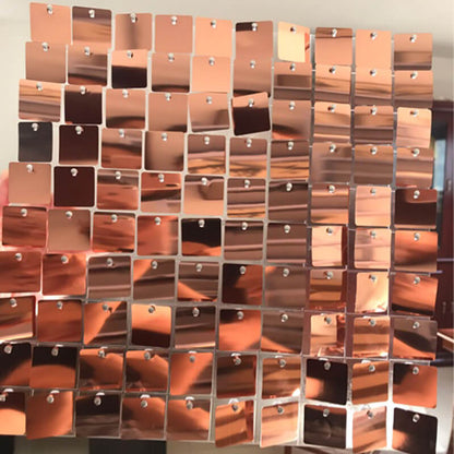 Rosegold Shimmer Wall Panels – Easy Setup Wedding/Event/Theme Party Decorations-ubackdrop