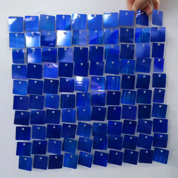 Royal Blue Shimmer Wall Panels – Easy Setup Birthday/Event/Theme Party Decorations