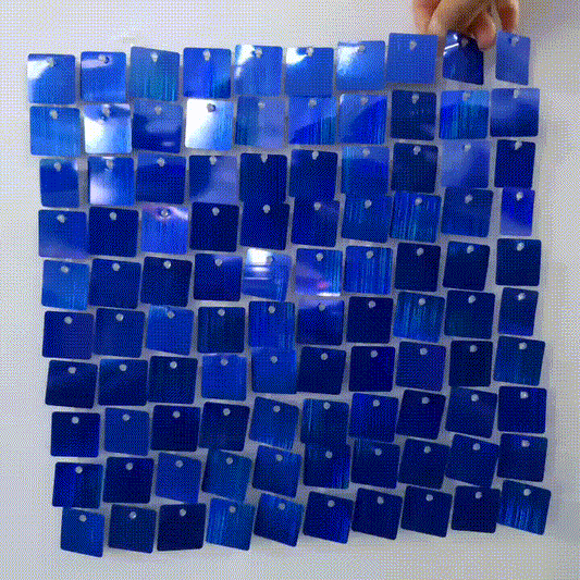 Royal Blue Shimmer Wall Panels – Easy Setup Birthday/Event/Theme Party Decorations