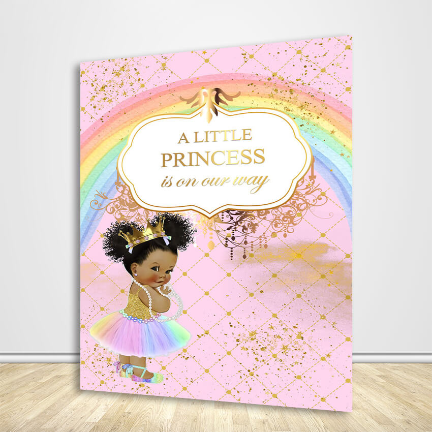 Royal Princess Baby Shower Backdrop-ubackdrop