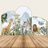 Safari Animals Birthday Chiara Arched Wall Covers