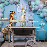 Safari Blue Chiara Backdrop Arched Wall Covers ONLY