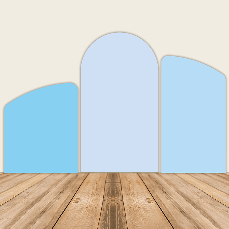 Safari Blue Chiara Backdrop Arched Wall Covers ONLY-ubackdrop
