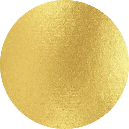 Solid Gold Birthday Round Backdrop Cover-ubackdrop