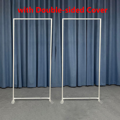 3x7ft Party Backdrop Stand Party Decor Baby Shower Birthday Rectangular Wall Stand-ubackdrop
