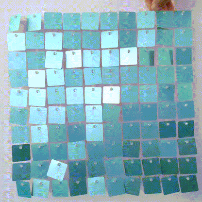 Tiffany Blue Shimmer Wall Panels – Easy Setup Birthday/Event/Theme Party Decorations