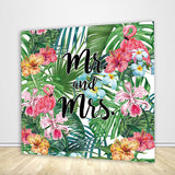 Tropical Bridal Shower Wedding Backdrop