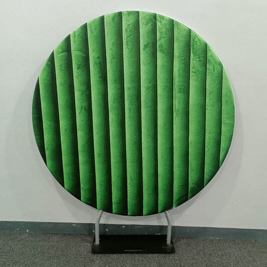 Velvet Simulation Fabric Print Green 5-ubackdrop