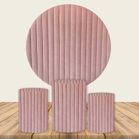 Velvet Simulation Fabric Print Pink-ubackdrop