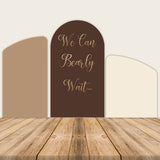 We Can Bearly Wait Arched Wall Covers Brown Nude