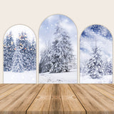 Winter Wonderland Party Snow Tree Chiara Arched Wall Covers