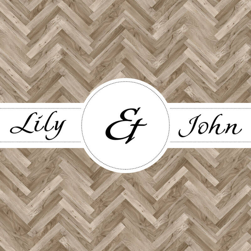 Personalized Wood Wedding Dance Floor Decals-ubackdrop