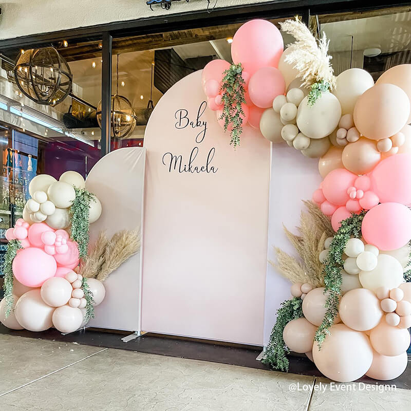 Chiara Arched Backdrop Wall Set, Birthday&Baby Shower&Wedding Party Decoration-ubackdrop