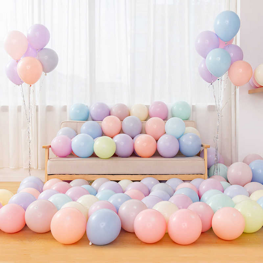 Balloons Set of 100QTY | 10" Round Latex Balloons-ubackdrop