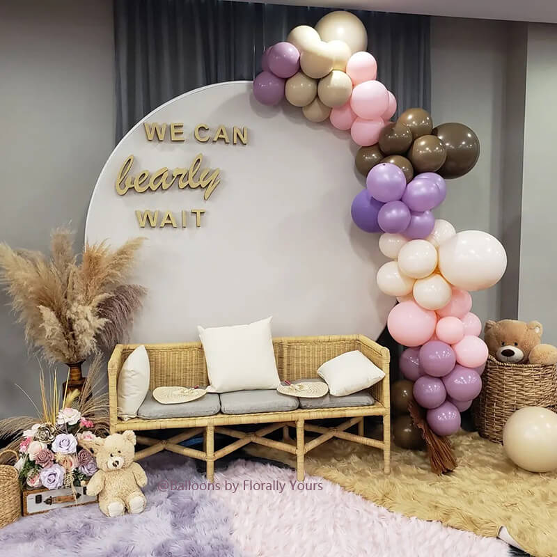 Party & Hoop Balloon Circle Loop Flower Arch Photo Booth Backdrop Stand-ubackdrop