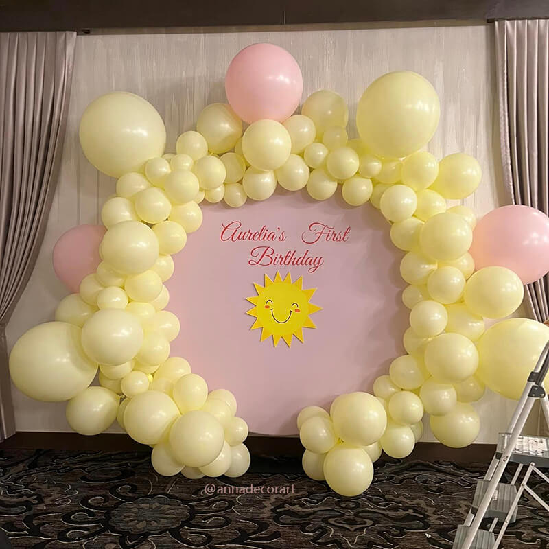 Party & Hoop Balloon Circle Loop Flower Arch Photo Booth Backdrop Stand-ubackdrop