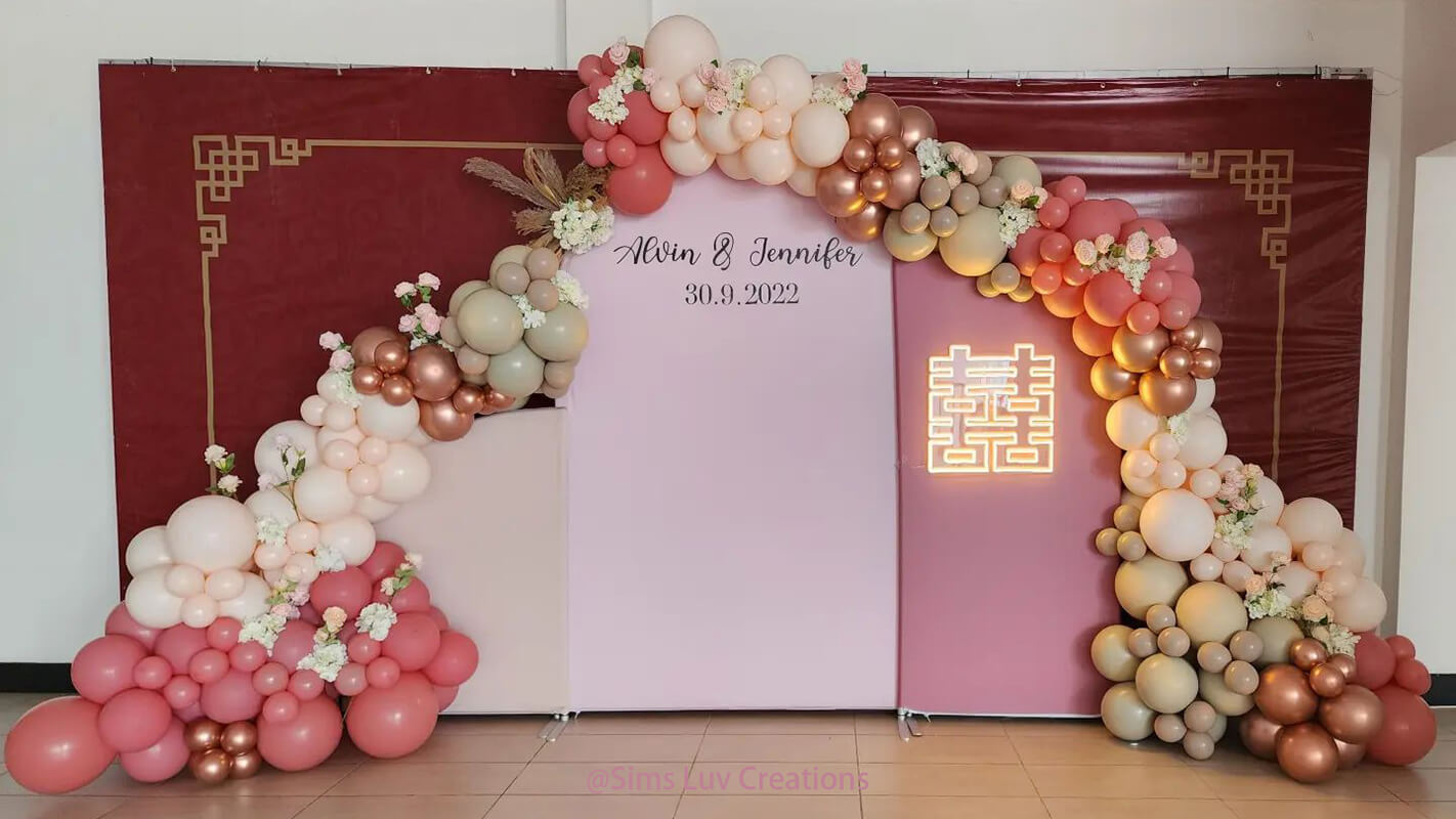 Chiara Arched Backdrop Wall Set, Birthday&Baby Shower&Wedding Party Decoration-ubackdrop