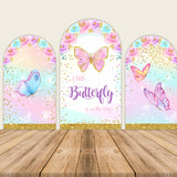 Butterfly Baby Shower Birthday Arched Wall Cover
