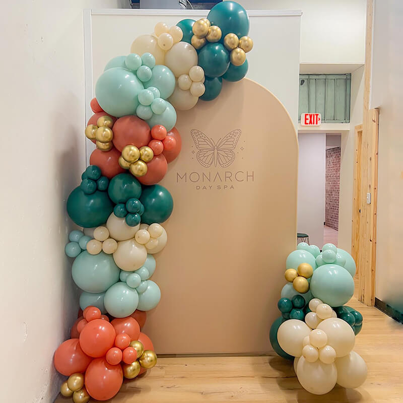 4x7ft Chiara Arched Backdrop Frame Custom Arched Wall Backdrop Cover for Party Decoration-ubackdrop