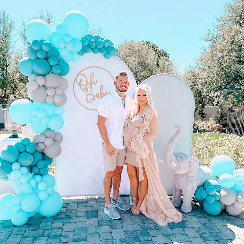 4x7ft Chiara Arched Backdrop Frame Custom Arched Wall Backdrop Cover for Party Decoration-ubackdrop