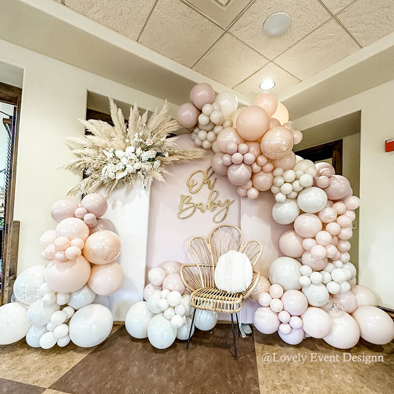 Chiara Arched Backdrop Wall Set, Birthday&Baby Shower&Wedding Party Decoration-ubackdrop
