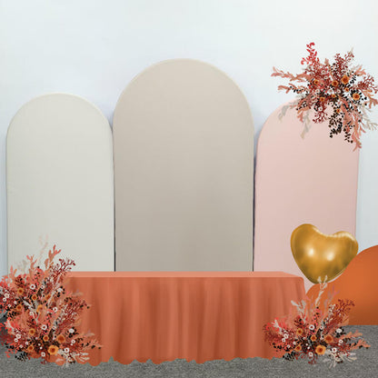 Nude Chiara Arch Backdrop for Event Decoration and Wedding Photography-ubackdrop