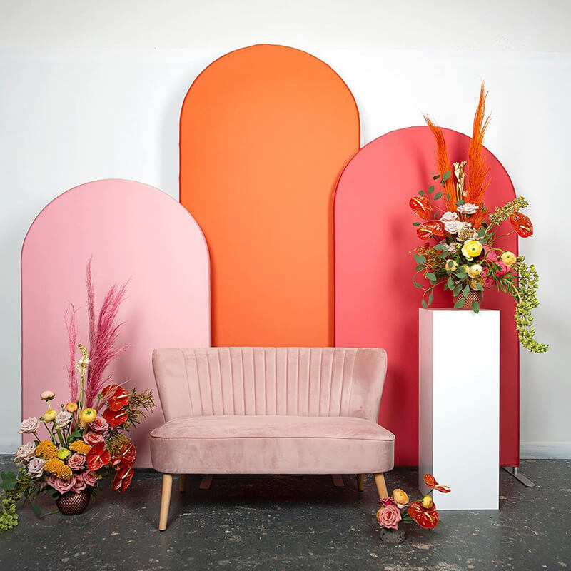 Chiara Arch Backdrop Set for Event Decoration and Wedding Photography-ubackdrop