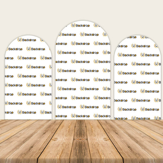 Custom Arched Wall Covers Custom Chiara Backdrop Covers for Party Decoration Covers ONLY-ubackdrop