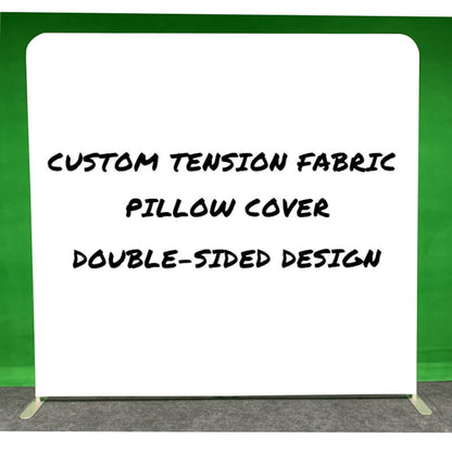 8x7ft Double-sided Tension Fabric Pillow Backdrop Cover and Stand-ubackdrop